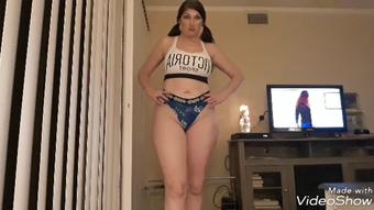 Modeling new panties pt 2 - March 14, 2019