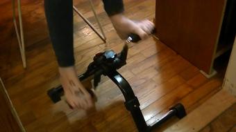 Peddling feet