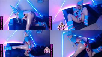 Dark Magician Girl: Masturbation&Blowjob