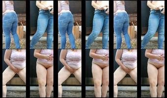 Diamondpony69   Slut Masturbates On Her Front Door   Pornhubcom
