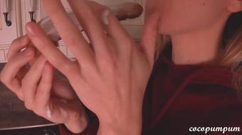 042 Christmas Baking; I Sucked Gingerbread Dick & Got Fucked On Kitchen Counter_Cocopumpum_1080P
