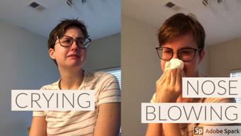 Crying and Noseblowing Fetish