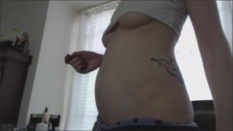 Canadiansammy Sammy Inflates Her Belly 2015 07 04