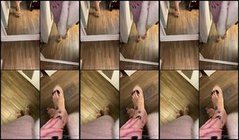 Tatianasnaughtytoes 07 11 2020 1208388307 New 2020 11 07 Black Pedicure Clear Mules Figuring Out Which Shoes Show Off My Long B