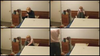 P01 Spycam Stepsis Talking To Friend While Getting Ready For Bed  40Blurry 41 Spymysteps18Ster 1080P