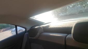 Masturbation in the car on the road