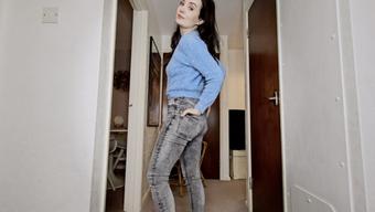 Pee humiliation turned pee arousal jeans wetting - April 27, 2025