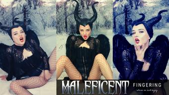 Maleficent cosplay:  Fingering - Oct 19, 2019