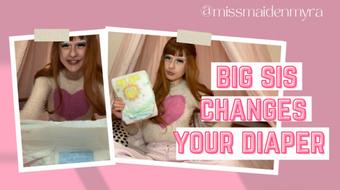 Pervy Big Sister Changes Your Diaper