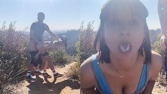 ALMOST CAUGHT FUCKING ON LA HIKE