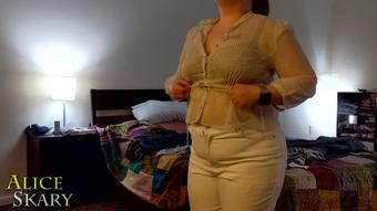 Trying On Dress Shirts