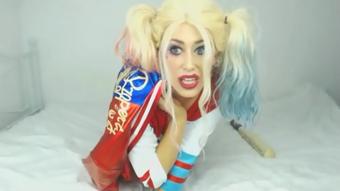 Polly Rocket Harley Quinn Fucks Her Baseball Bat