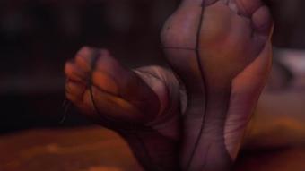 Ballet Feet In Cervin Stockings