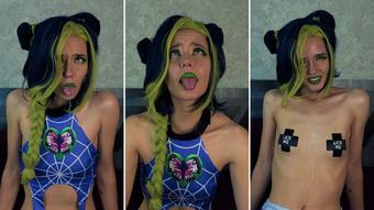 JoJo's Bizarre - Jolyne Cujoh Silly Ahegao Face - Jun 17, 2023