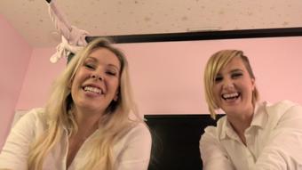 Kate & Nikki Tickle The Cum Out Of You