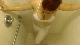 White Out in Shower - April 04, 2017