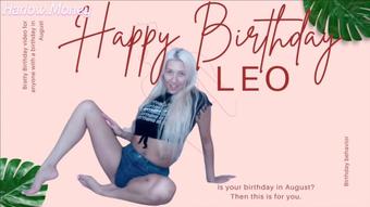 Happy birthday Leo