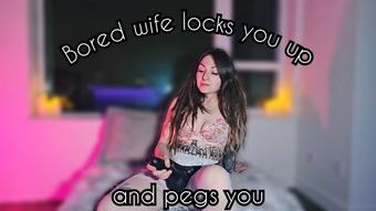 Wife locks you in chastity and pegs you - February 08, 2024