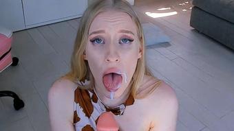 Flinstone deepthroat facial - April 26, 2022