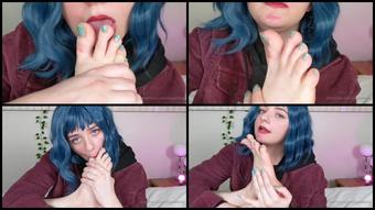 Lilianafenty 06 01 2021 1452800189 My First Ramona Flowers Vid Self Worship With Lots Of Toe Sucking And Different Angles S