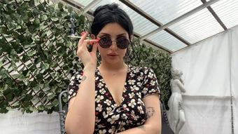 Casual smoking and human ashtray POV - October 25, 2022