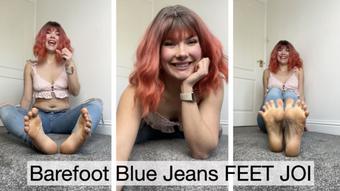 Barefoot Blue Jeans FEET JOI - April 12, 2024