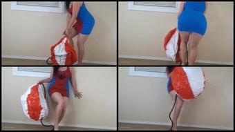 Booty4U Spider Girl Inflates Beach Ball