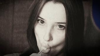 Black&white lolli tease
