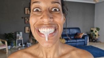 Smile Drool Cum target - March 25, 2024