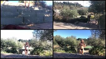Pantsing 17 Black Bikini And High Heels
