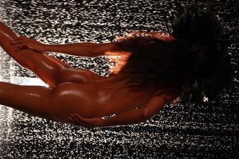 Catchycat Nude In Back-Lit Rain. 2-2