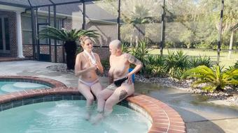 Water Balloon Fight with Lucy and Sara - October 21, 2021