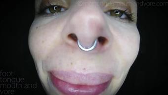 Foot Tongue Mouth and Vore - The Jogger : Pov Face Licking