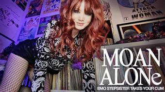 MOAN ALONE part 2- Emo Stepsister takes your cum VIRTUAL SEX - December 13, 2025