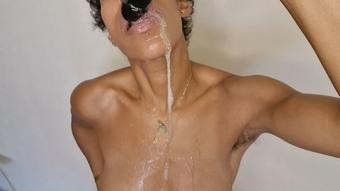 Drooling on my tits - August 15, 2022