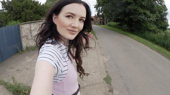 Overt lilac panty peeing - February 11, 2020