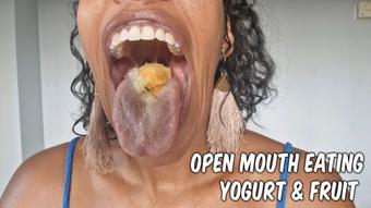 Open mouth eating - August 13, 2024