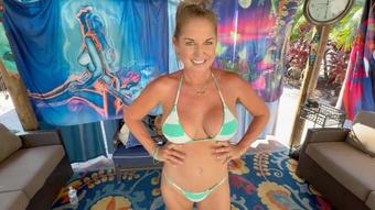 Facial In The Tiki With Bikini Nicole