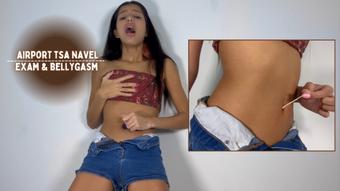 Aria Nicole Stopped By TSA For Navel Examination 1080p