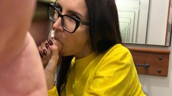 Fitting room risky sex