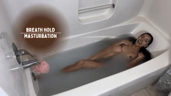 Milk Bath Breathhold Masturbation 4K