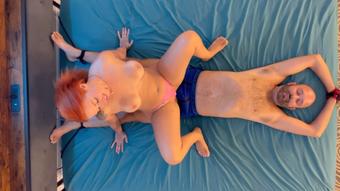 Restrained Lap Dance Tease From Sunnie Soleil Ceiling View