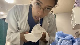 Nurse Sick At Work 4K