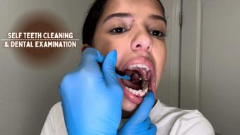 Self Teeth Cleaning & Dental Examination 4K
