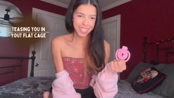 Teasing You In Your Flat Cage 4K