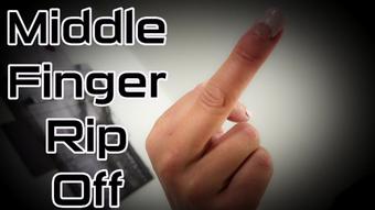 Middle Finger Rip Off Loop