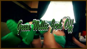 Green Wellie Jerk Off