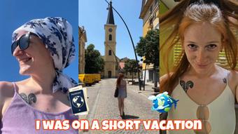 I was on a short vacation