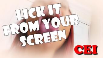 Lick It From Your Screen