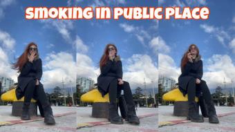 smoking in ****** place